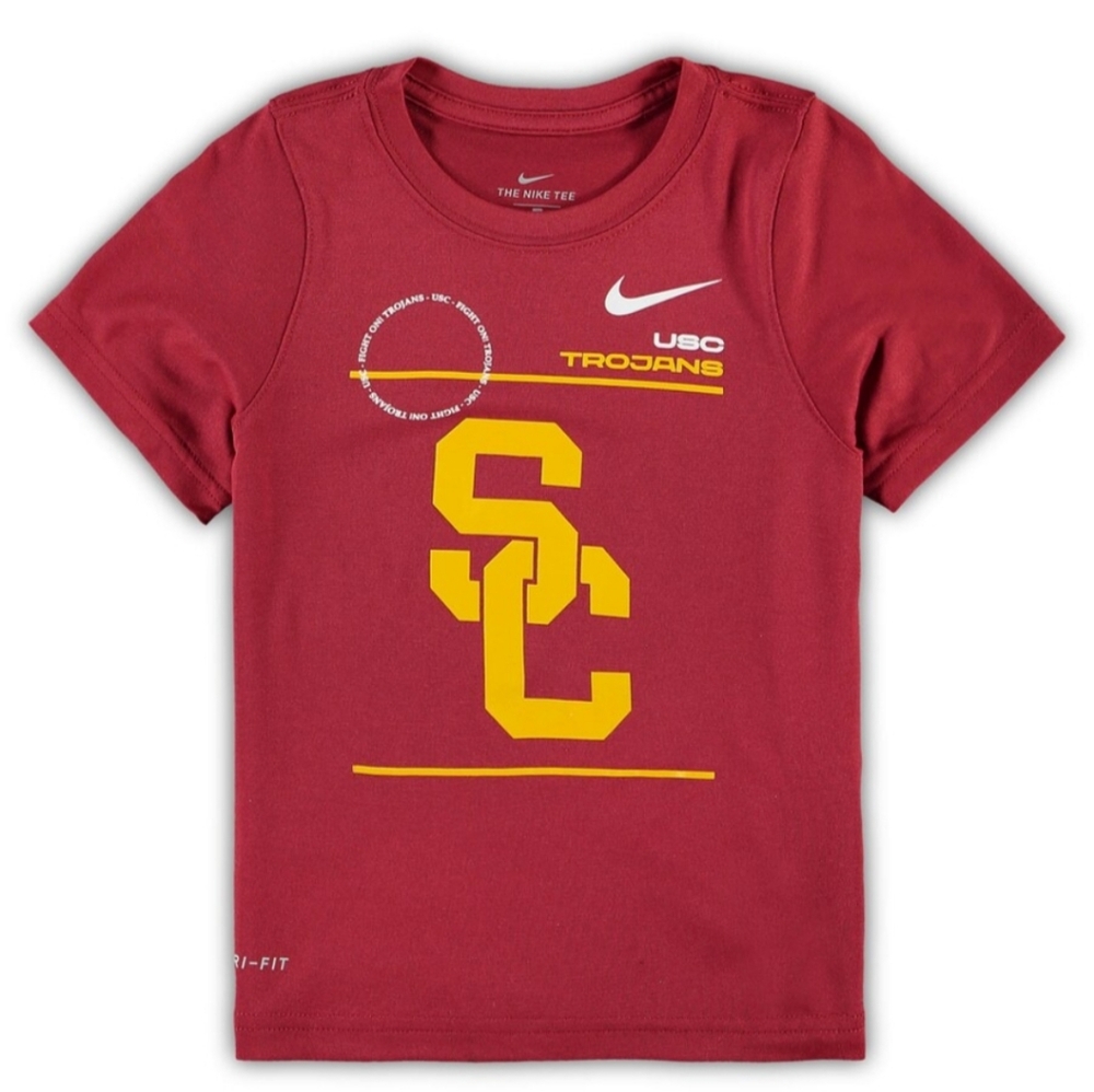 Nike Cardinal USC Trojans 2021 Sideline Legend Performace Tshirt
